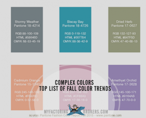 Complex Colors Top List of Fall Color Trends