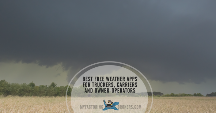 Best Free Weather Apps for Truckers, Carriers and Owner Operators